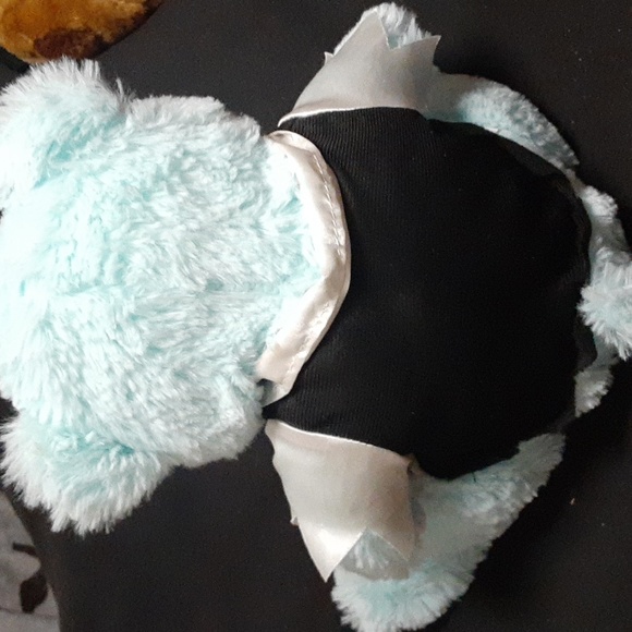 2001 Vintage The Bear Factory Baby Blue Teddy with Partial Pirate Outfit - Picture 3 of 3